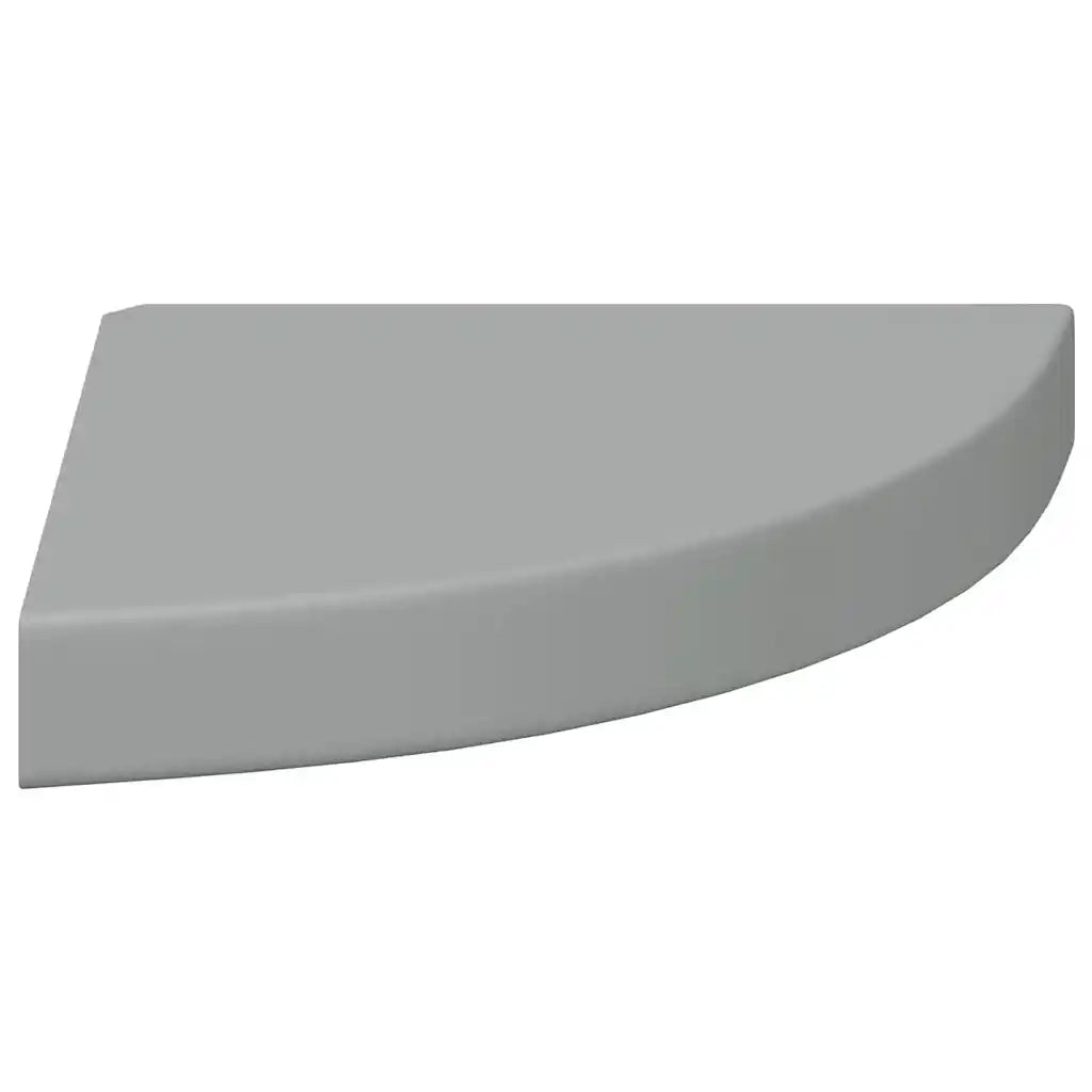 Scaffali Angolari a Parete 2 pz Grigi 25x25x3,8 cm MDF cod mxl 32751