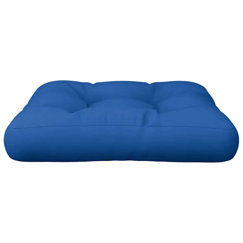 Cuscino per Pallet Blu 58x58x10 cm in Tessuto