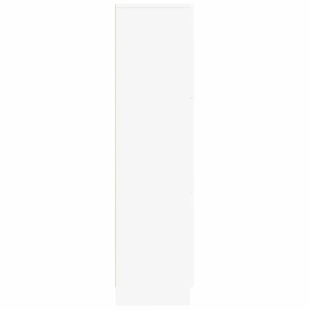 Credenza-Buffet-Armadio da cucina Bianco 31.5 x 32 x 122.5 cm