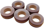Kit di schiuma abrasiva a rulli 6 metri - Corso 150/240/320/400/600 - Cinque rulli - Tessuto nylon - Sfregatura fine - 532 gram - Schiuma abrasiva a rulli