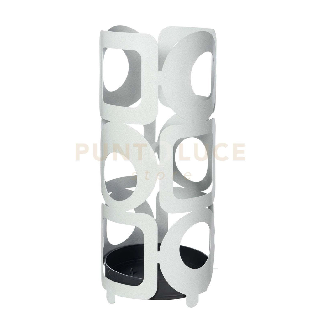 porta ombrelli bubbles Bianco marmo in Ferro 23x55cmh