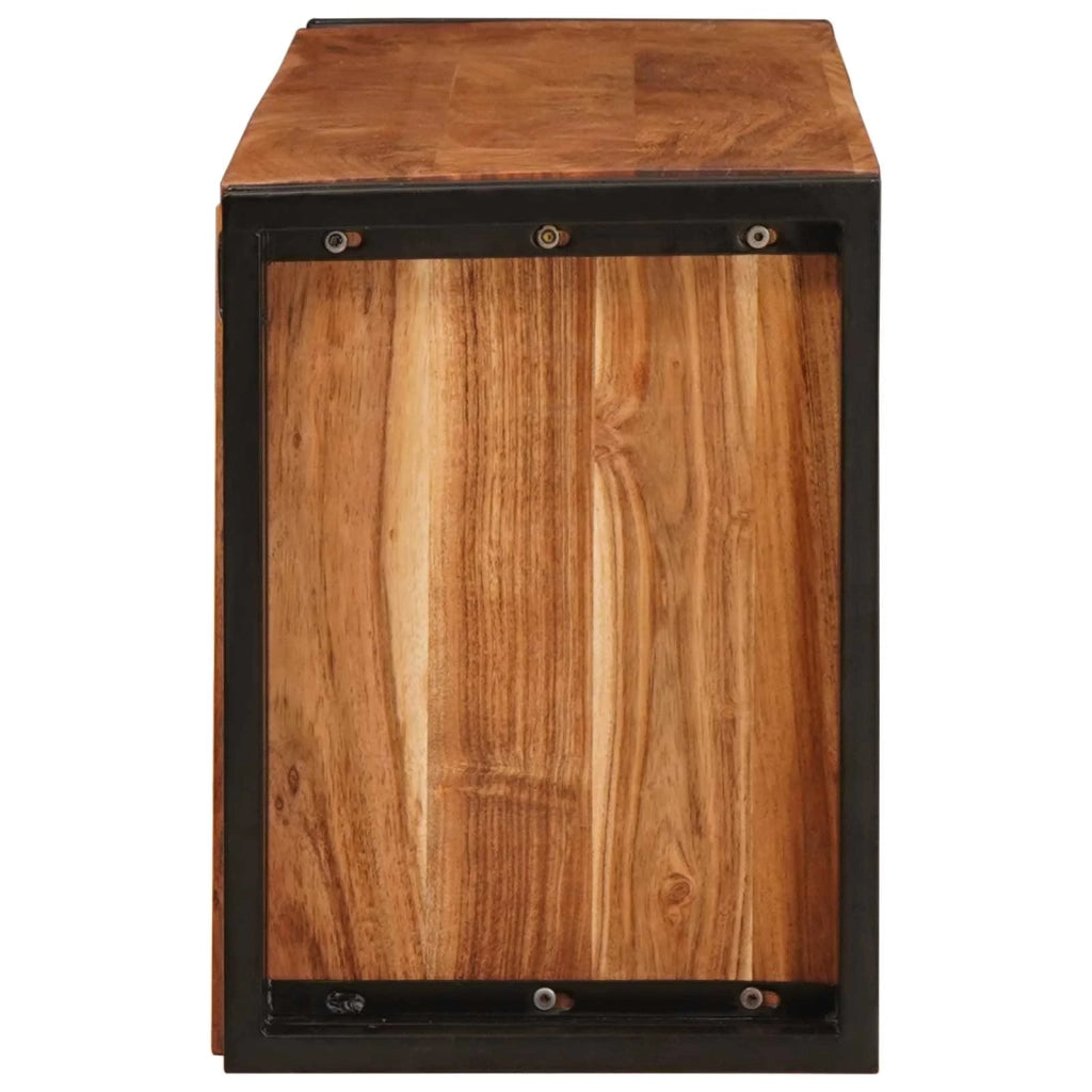 Portabottiglie 120 x 45 x 33 cm Legno di Acacia Massello