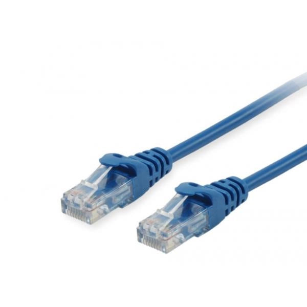 CAVO RETE CAT.6 U/UTP RJ45 15M BLU