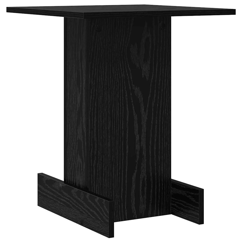 Tavolino Rovere Nero 44,5 x 45 x 55 cm Legno multistrato 891217