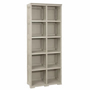 SCAFFALE 5 MODULI TALPA 79X42,5X203 CM CON 2 PUNTALI – LIBRERIA ALTA CONTENITORE PER ZONA GIORNO E STUDIO