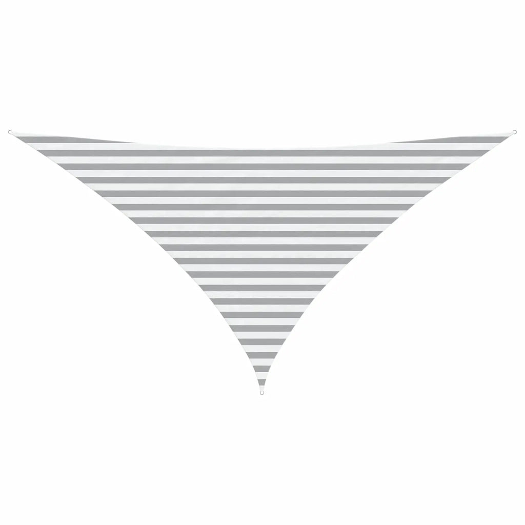 Telo Ombra da Esterno Grigio chiaro e bianco 3,5 x 3,5 x 4,9 m 42031203