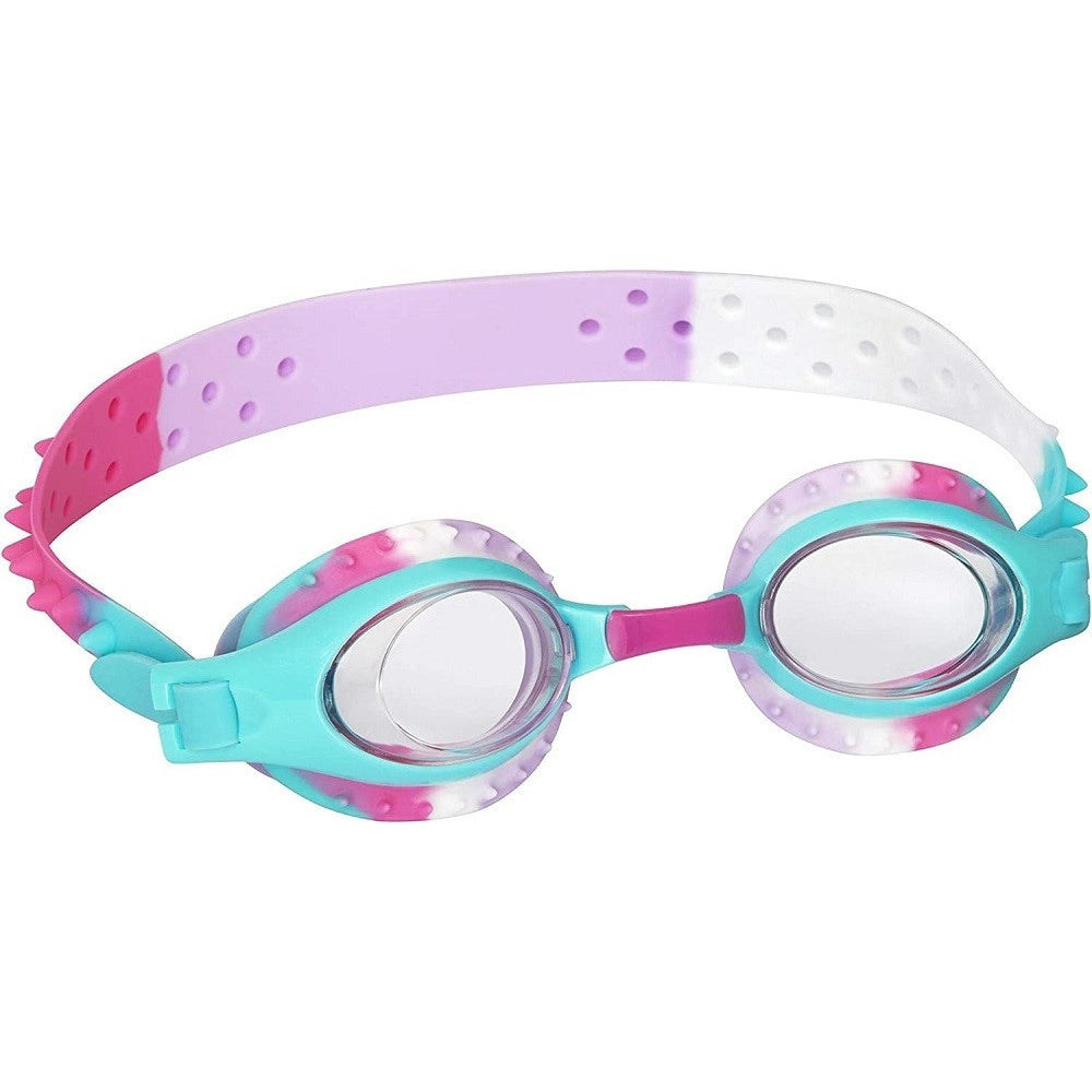 Trade Shop - Occhialini Da Nuoto Piscina Mare Swirl Per Bambini 3+anni Colori Assortiti 21099 -