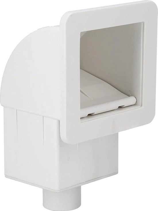 Skimmer Continuo per Parete Spessa con Bocca Rondella - Kit Completo per Piscina - Nuoto con Fonti di Acqua Calda e Piscine - Facile da Installare - Parete Piscina (124x77x67 Pollici)