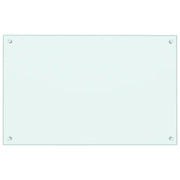 Paraschizzi per Cucina Bianco 80x50 cm in Vetro Temperatocod mxl 121075
