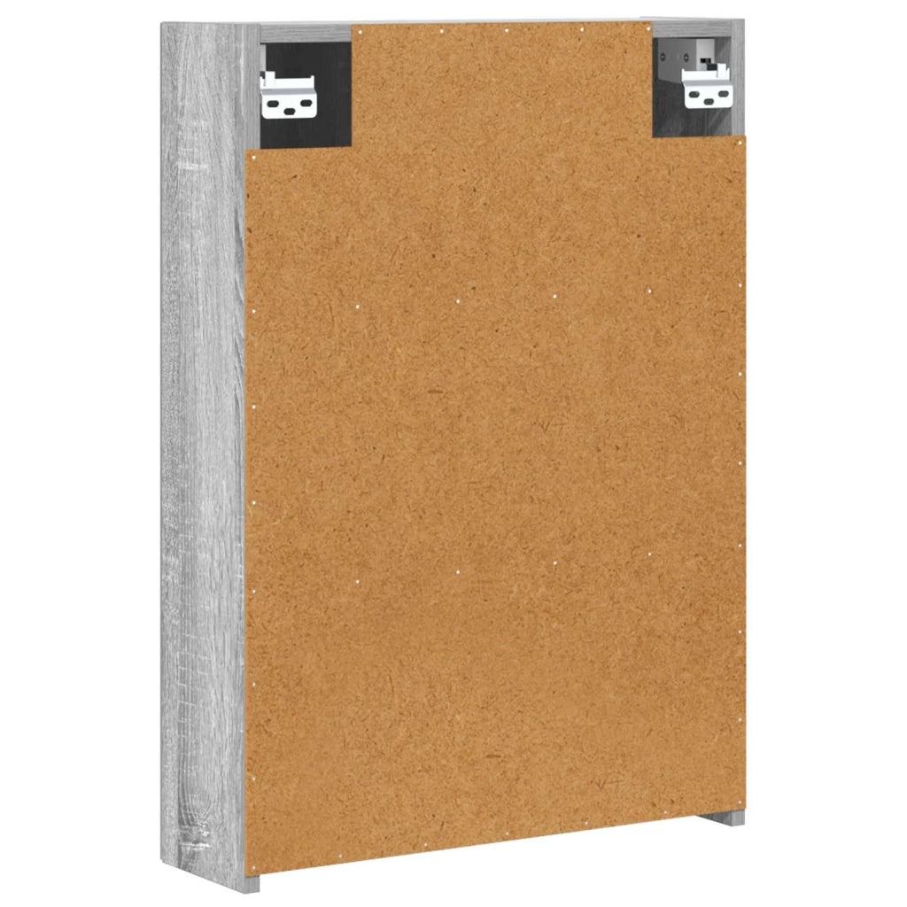 Mobiletto per specchio da bagno Grigio Sonoma 50 x 14,5 x 70 cm