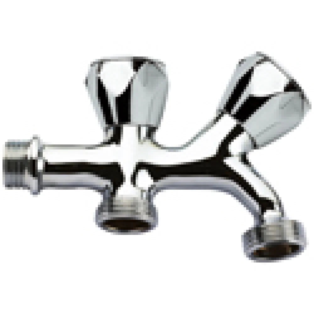 Rubinetto lavatrice doppio attac co d.1/2 x3/4 b073cms5rp