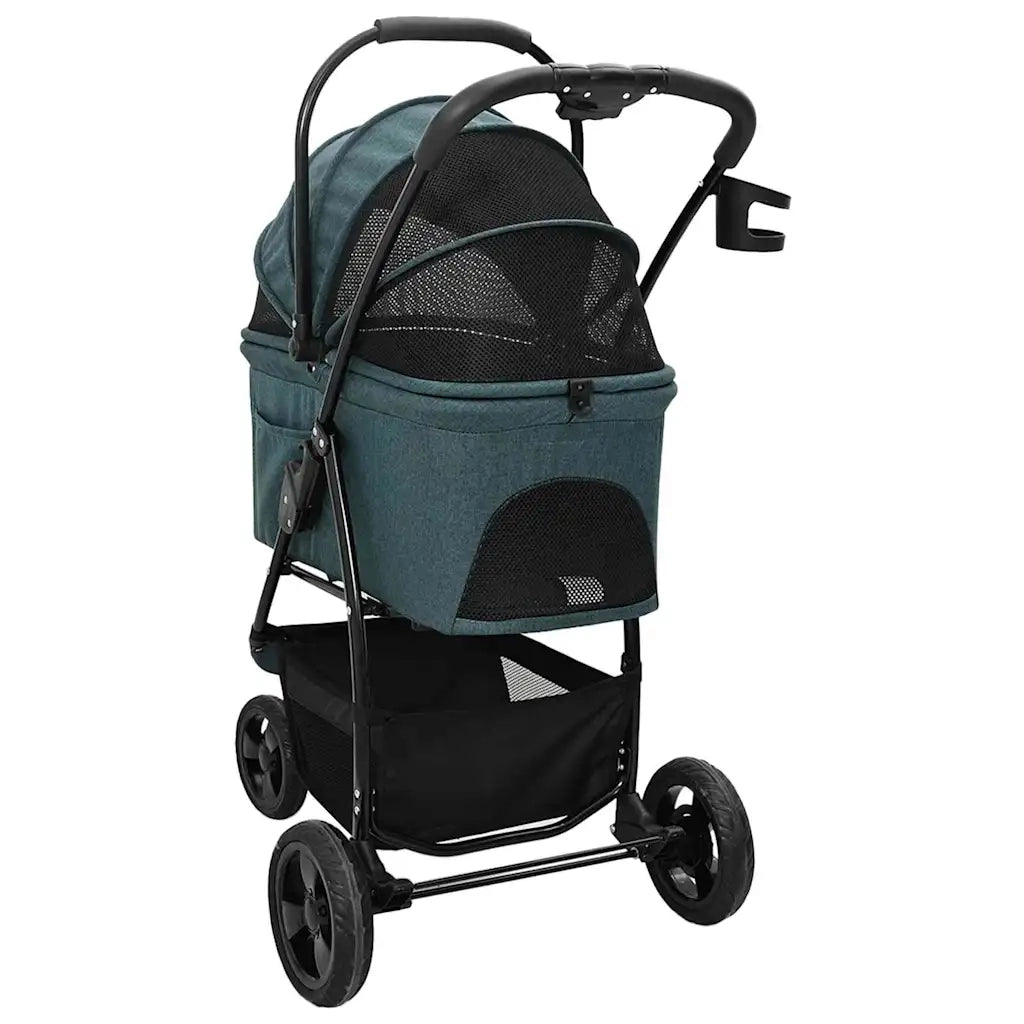Passeggino pieghevole per animali Verde 78 x 54 x 101 cm 42012438