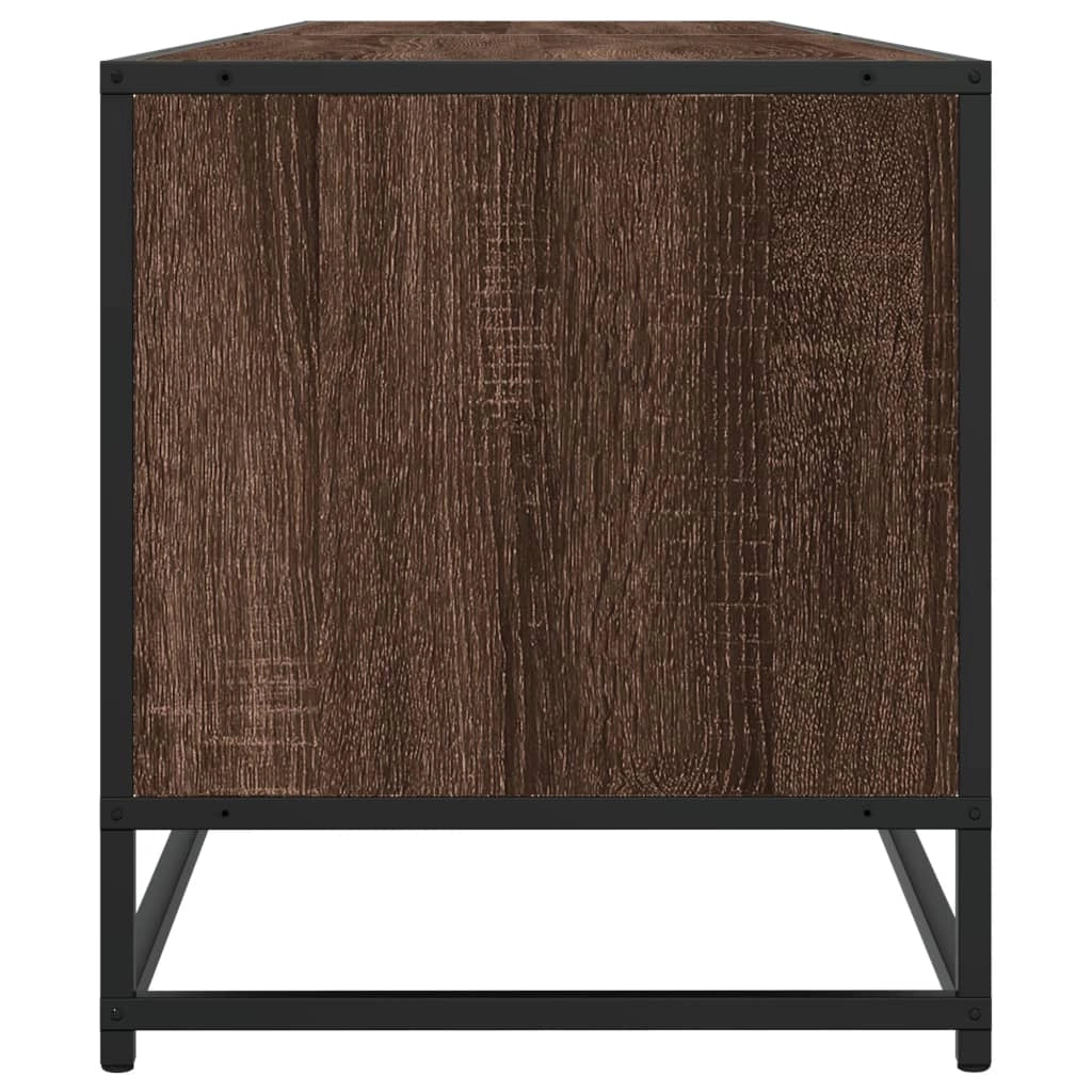 Mobile TV multimediale scaffale TV mobile TV sala da pranzo soggiorno camera da letto rovere 180 x 40 x 46 cm legno ingegnerizzato marrone 02_0027203