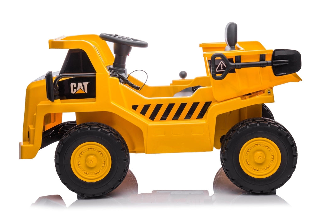 Camion Elettrico con Cassone Ribaltabile 12V Caterpillar Giallo