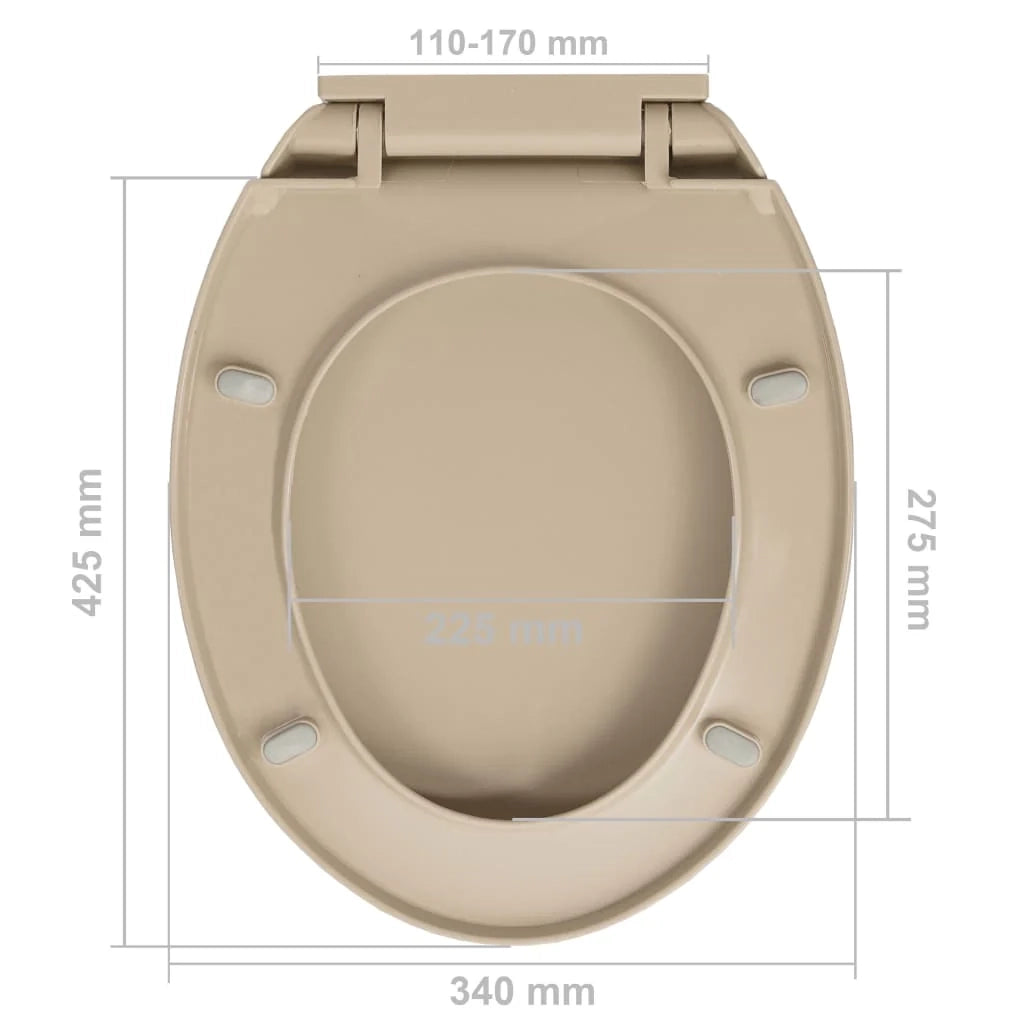 Sedile WC ovale beige con coperchio a chiusura ammortizzata 02_0002921