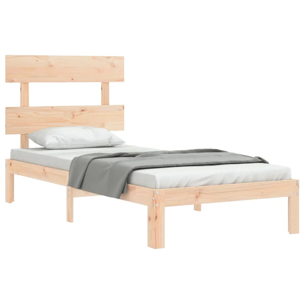 Giroletto senza Materasso 90x200 cm in Legno Massello di Pino 3193516