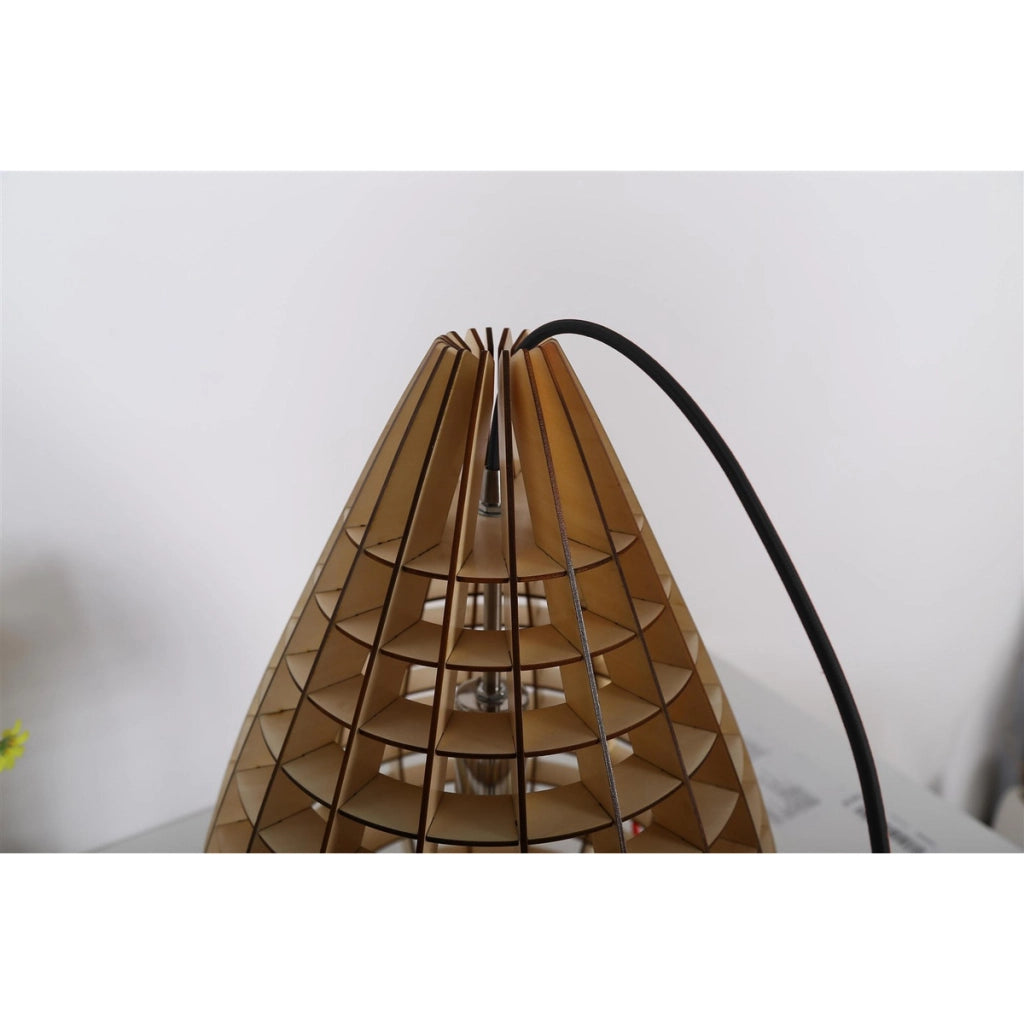 Lampada a sospensione Illumination in compensato naturale Vikasa Home