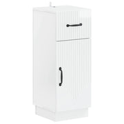 Mobiletto da Bagno HOORN Bianco Lucido 30 x 31 x 77 cm 897269