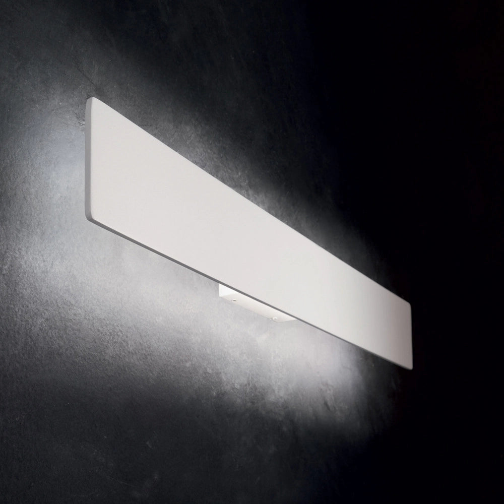 Applique Moderna Zig Zag Metallo Bianco Led 23W 3000K Luce Calda