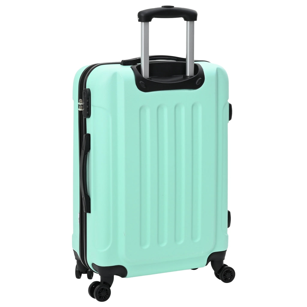 Set di valigie 3 pcs Bagaglio rigido Verde menta 20Â” 24Â” 28Â” ABS