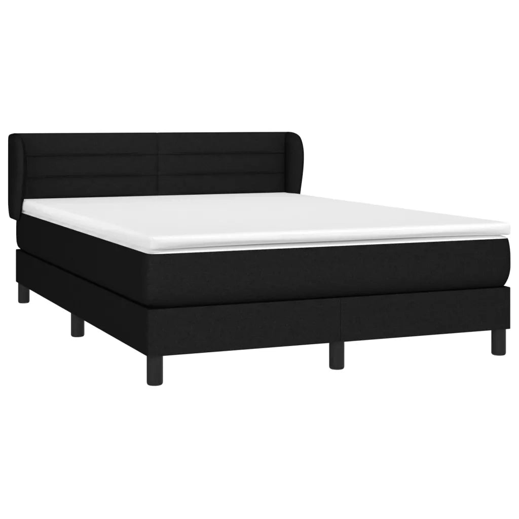 Giroletto a Molle con Materasso Nero 140x190 cm in Tessutocod mxl 121928