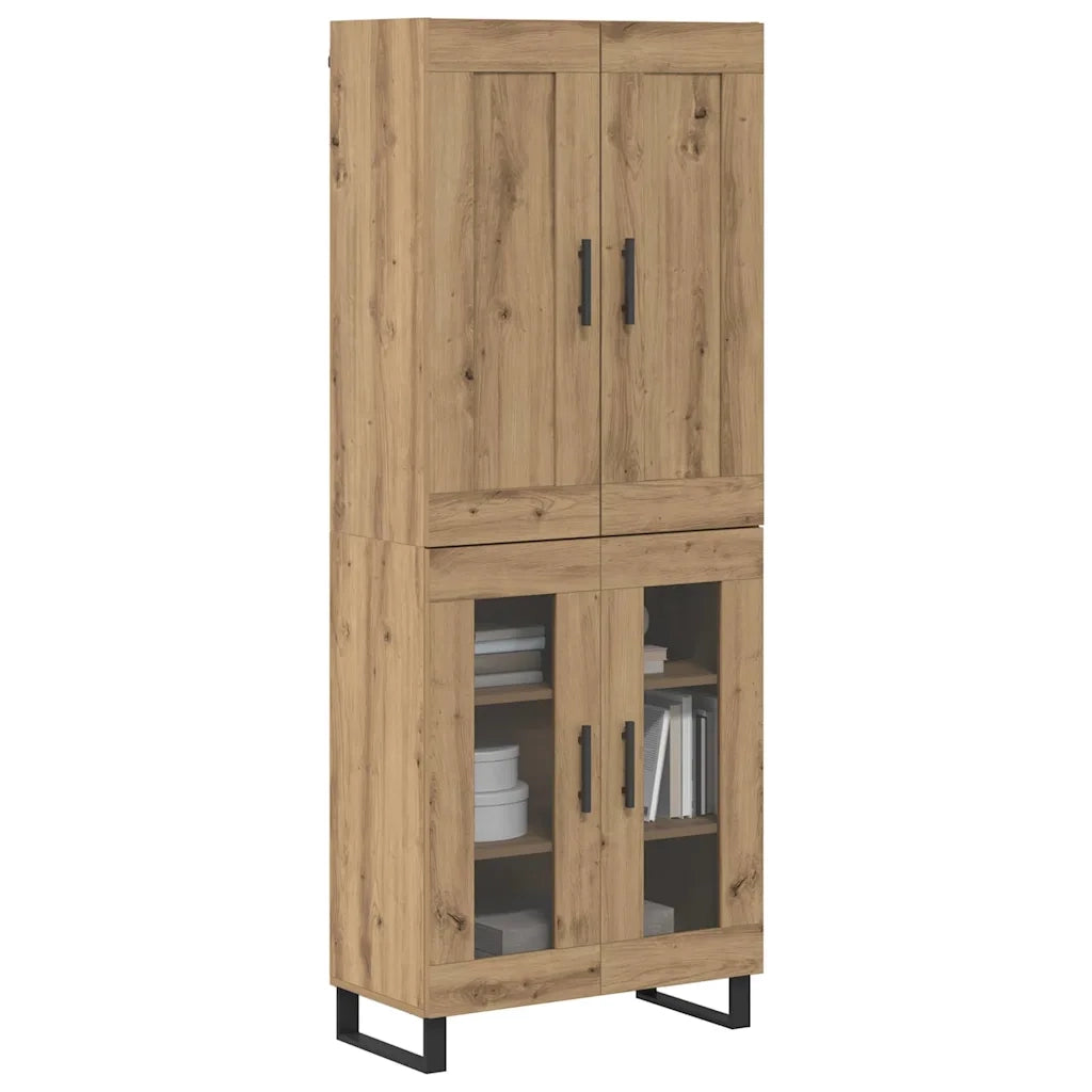Credenza | Madia | Buffet da pranzo | Armadio da pranzo Rovere artigianale 69,5 x 34 x 180 cm