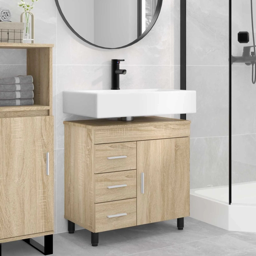 Mobiletto da Bagno | Armadio da bagno Rovere Sonoma 60 x 35 x 60 cm