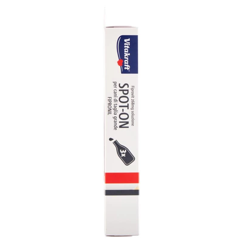 FIPROVIT 268 MG SOLUZIONE SPOT-ON PER CANI DI TAGLIA GRANDE FIPRONIL 3 X 2,68 ML