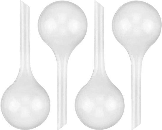 Set di palline di irrigazione 4 pezzi palline per piante in vaso autoirrigazione dispenser d'acqua in PVC 27 x 8 cm - 300 ml