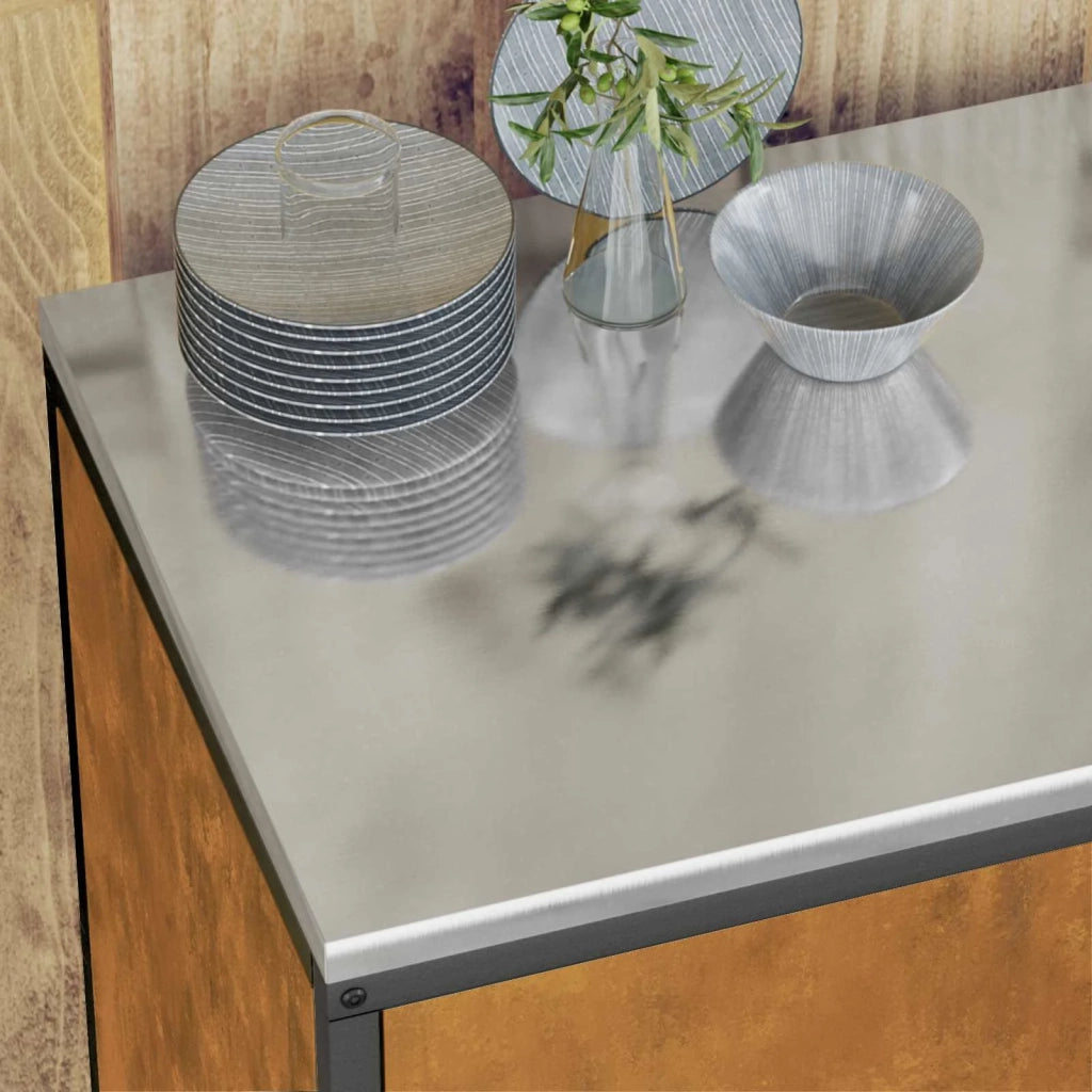 Stoccaggio in cucina con porta Ruggine 60 x 50 x 92 cm Acciaio