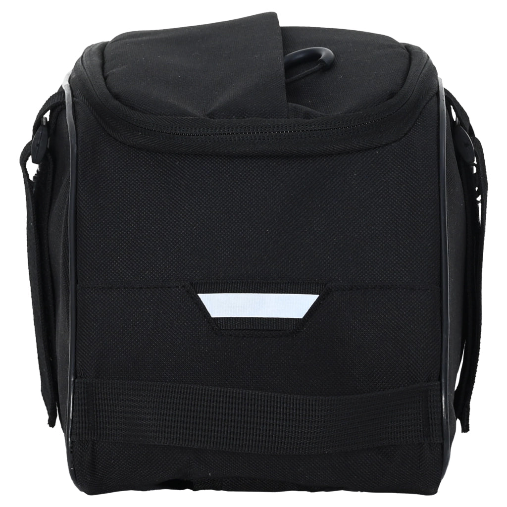 Borsa per Bicicletta per Portapacchi 8 L Nera 38x16x16 cm