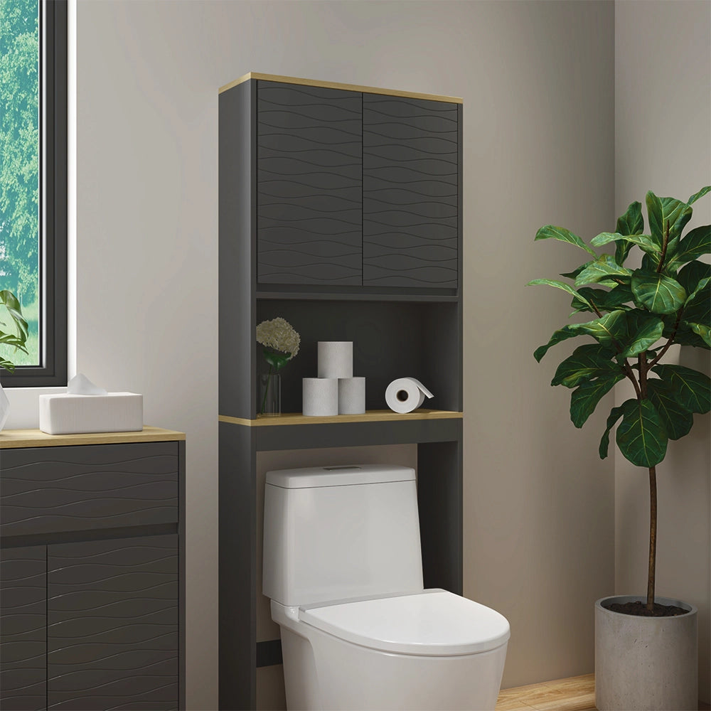 Vicco Mobiletto da toilette Antracite 60 x 163 cm