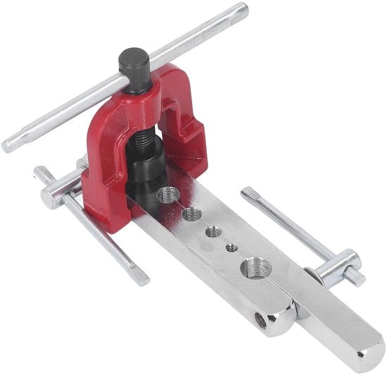 Strumento a Flare Robusto - Set di Attrezzi per Flessi - Adatto per 3/16in fino a 5/8in - Raccordo a Zinco - Rotazione Liscia - Resistente all'Ossidazione - Flessi per Attrezzi