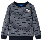 Felpa per Bambini Blu Marino MÃ©lange 116