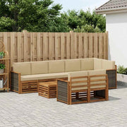 Set divani Legno di Acacia Massello 3384529