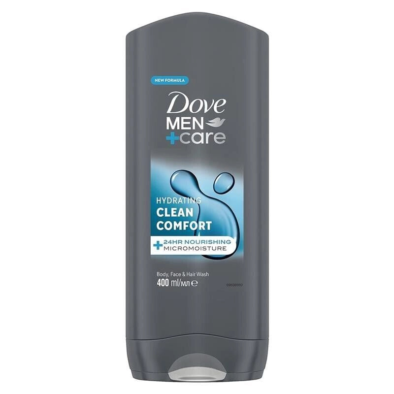 DOVE MEN CARE CLEAN COMFORT HYDRATING DOCCIA SHAMPOO IDRATANTE 400ML