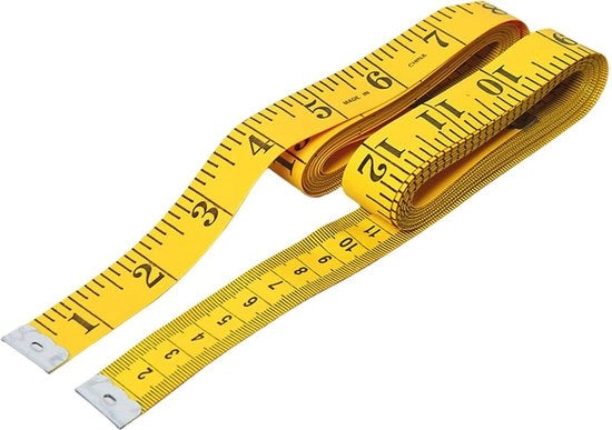 Set di 3 misuratori a doppia faccia da 1,5 metro - Ideali per cucire, intrecciare e perdita di peso