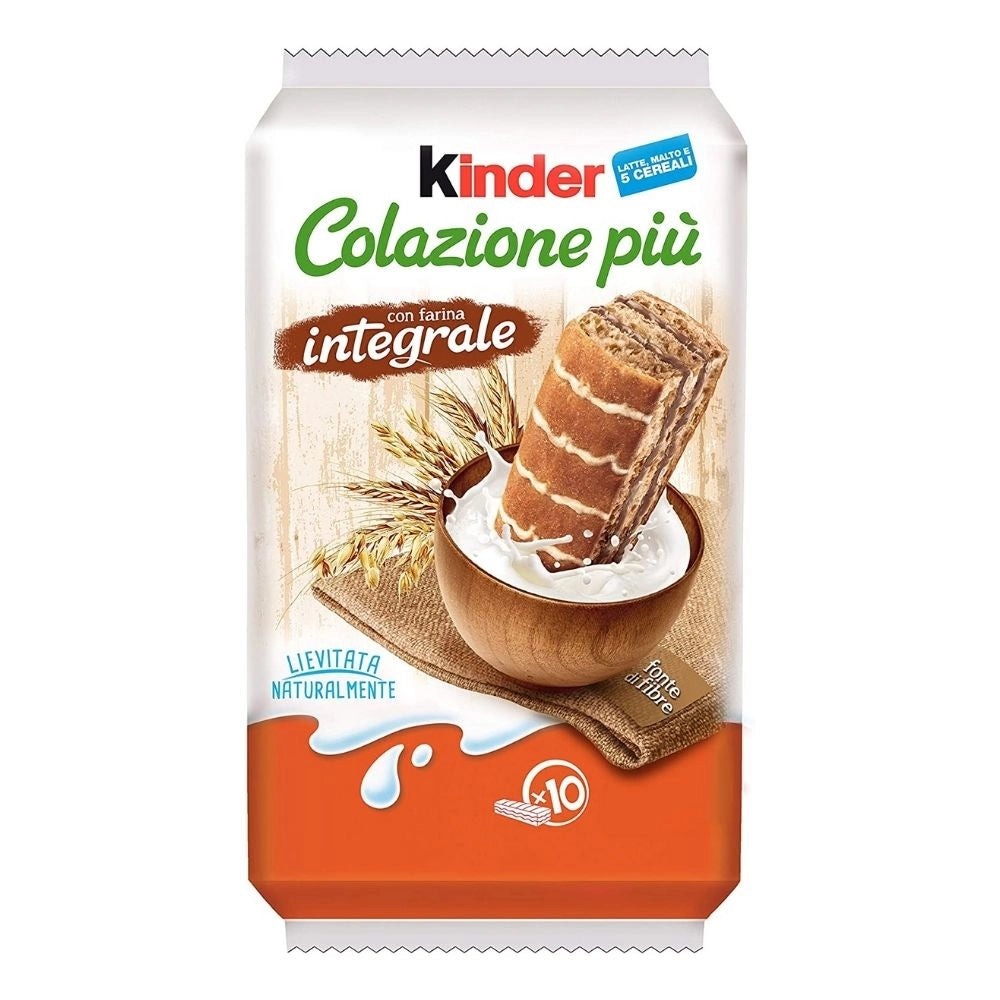 Ferrero kinder colazione piu' integrale in confezione da 10 merendine 290 gr
