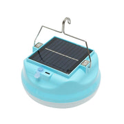 Lampada LED da 300W con pannello solare e batteria da 2400mA, colore blu