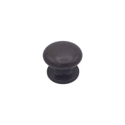 Pomolo fisso per porta SAGUATTI 873/70UAB in alluminio marrone opaco