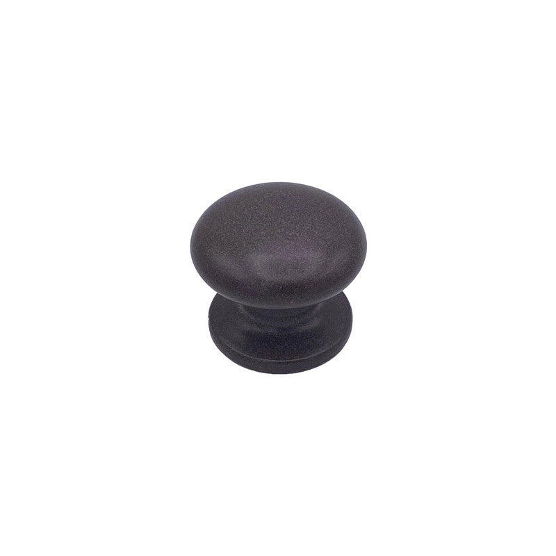 Pomolo fisso per porta SAGUATTI 873/70UAB in alluminio marrone opaco