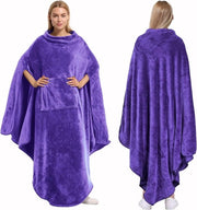 Piuma Sherpa, Grande Fleece Hoodie, / Cappotto da notte, Cappotto di comfort per donne e uomini, morbido, Coperta invernale - Fleece coperta - Cappotto da letto