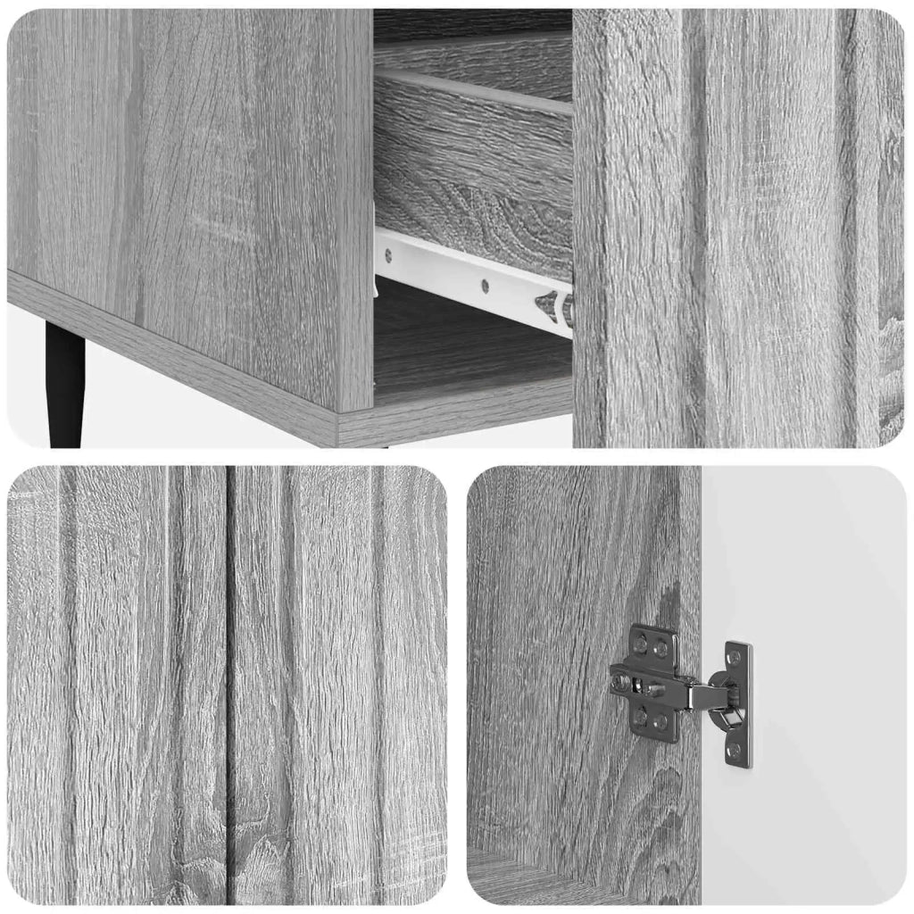 Credenza Grigio Sonoma 66 x 34,5 x 97 cm Legno ingegnerizzato