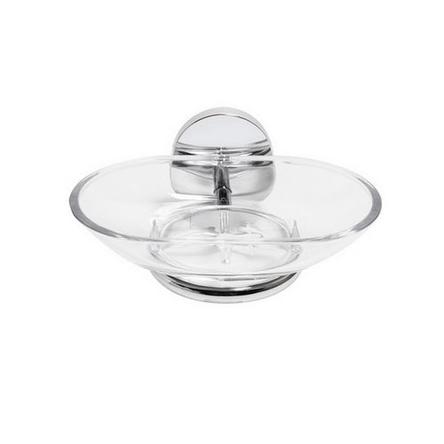 PORTA SAPONE MOD. BIRD- Cromo cm 12,5 x h.6,2 x 11,0- METAF- pezzi 1