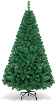 Albero di Natale Verde 150/180/210/240 cm Folto Sintetico, Albero di Natale per Feste, Case, Uffici, Negozi, Bar, Supporto in Ferro, Rami Spessi (180 cm)