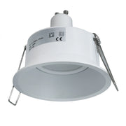 Faretto tondo retrocesso incasso foro 85mmlampada LED GU10 8W luci soffitto ingresso negozio vetrine 230V BIANCO 3000K