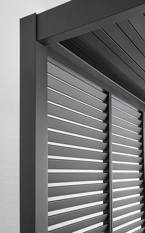 Pannello Frangisole Laterale per Pergola 93x6x238h cm Ocean Antracite