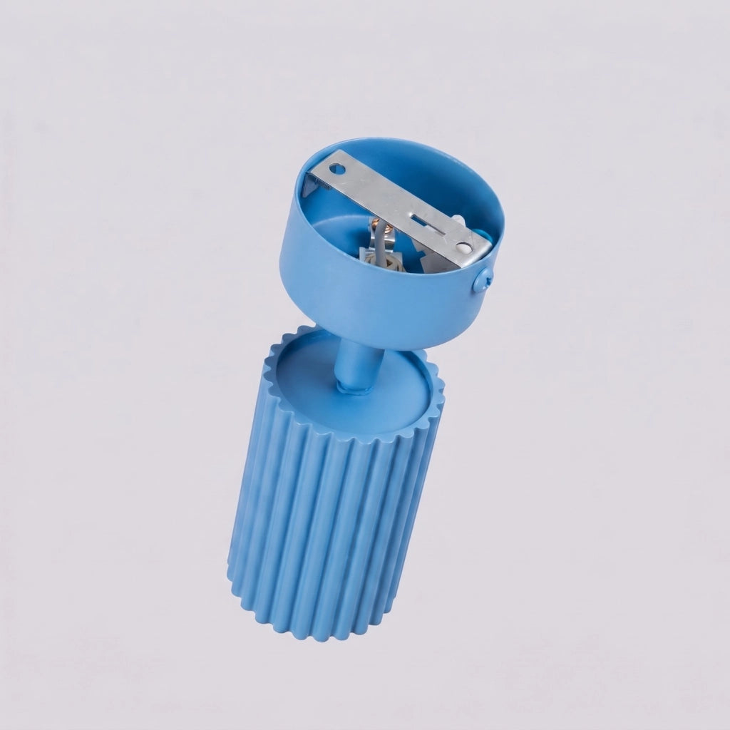 Plafoniera KARBON 1 azzurro