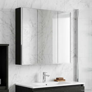 Mobiletto per specchio da bagno Rovere Nero 73.5 x 15.5 x 70 cm