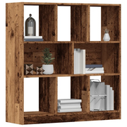 Libreria-Scaffale per Libri-Mobile di Stoccaggio in Legno Antico 97,5x29,5x100 cm Legno Multistrato